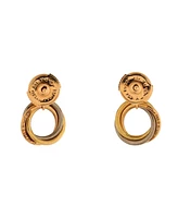 Pre-Owned Cartier Trinity Dangle Earrings 18K Tricolor Gold with Diamond
