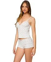 Edikted Women's Viola Floral Lacey Tank Top