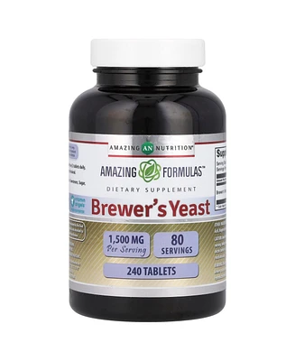 Amazing Nutrition Brewers Yeast Tablets - 7.5 Grain Capsule 500mg 240 Tablets