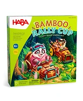 Haba Bamboo Rally Cup - Hype in the Jungle: Board Games for Kids 6-8, Fast-paced Car Racing Games & Strategy Board Games, Made in Germany