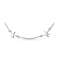 Bling Jewelry Marine Life Starfish Anklet Bracelet Sterling Silver 9 Inch Beach Vacation Charm