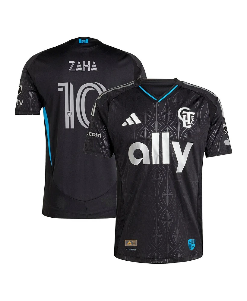 Adidas Men's Wilfried Zaha Black Charlotte Fc 2025 Fortress Kit Authentic Player Jersey
