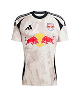 Adidas Men's Lewis Morgan Tan New York Red Bulls 2025 Stone Kit Replica Player Jersey