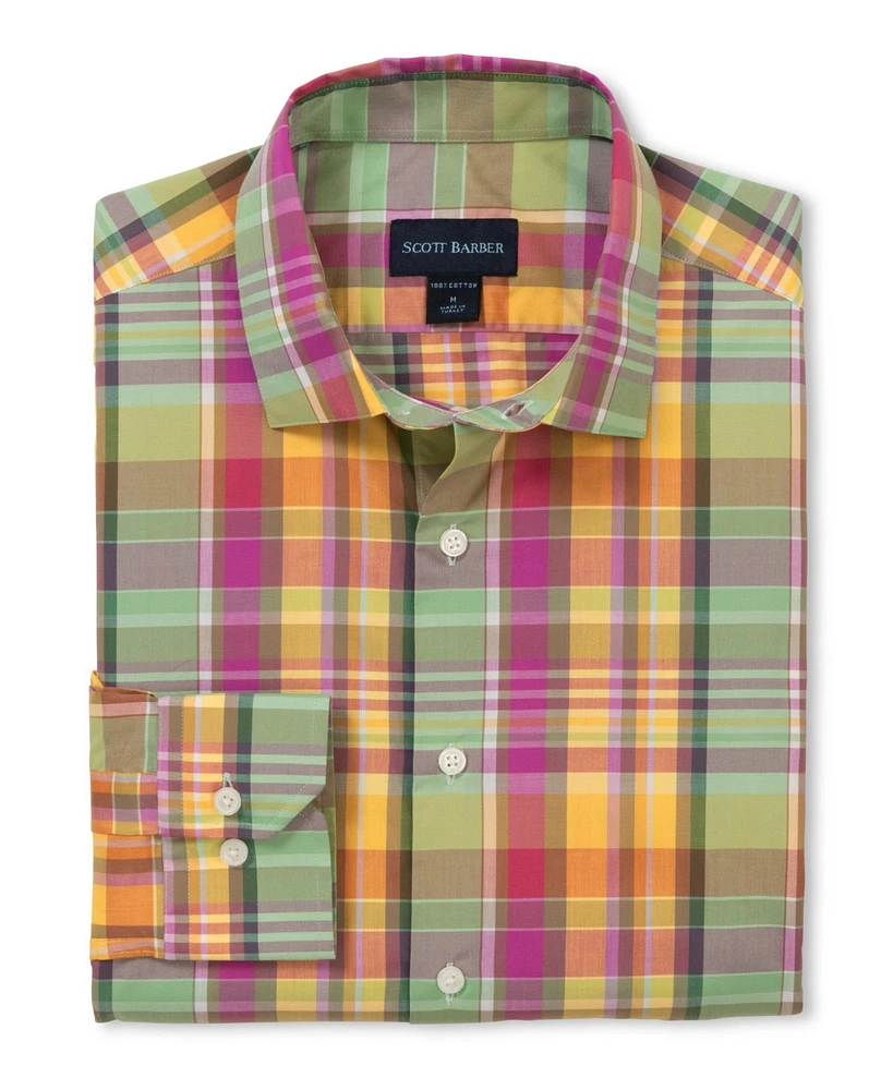 Scott Barber Men's Weekend Plaid, Multi Color
