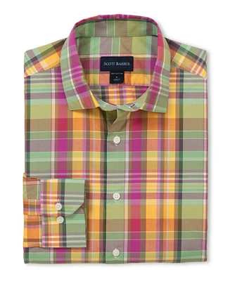 Scott Barber Men's Weekend Plaid, Multi Color