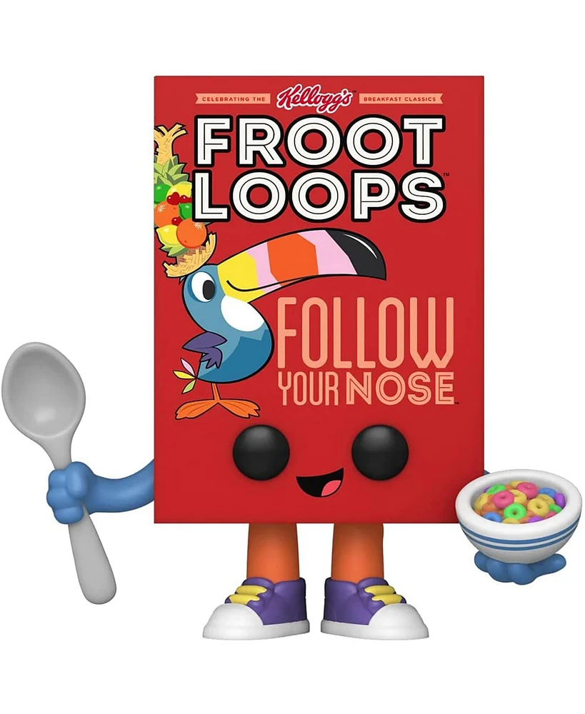 Kelloggs Funko Pop Vinyl Figure | Froot Loops Cereal Box