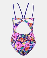 Cupshe Women's Ditsy & Petals Tummy Control One-Piece