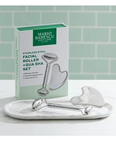 Mario Badescu 2-Pc. Stainless Steel Facial Roller & Gua Sha Set
