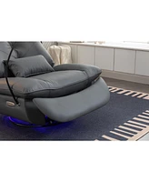 Power Glider Swivel Recliner with Usb Charge and Lamp