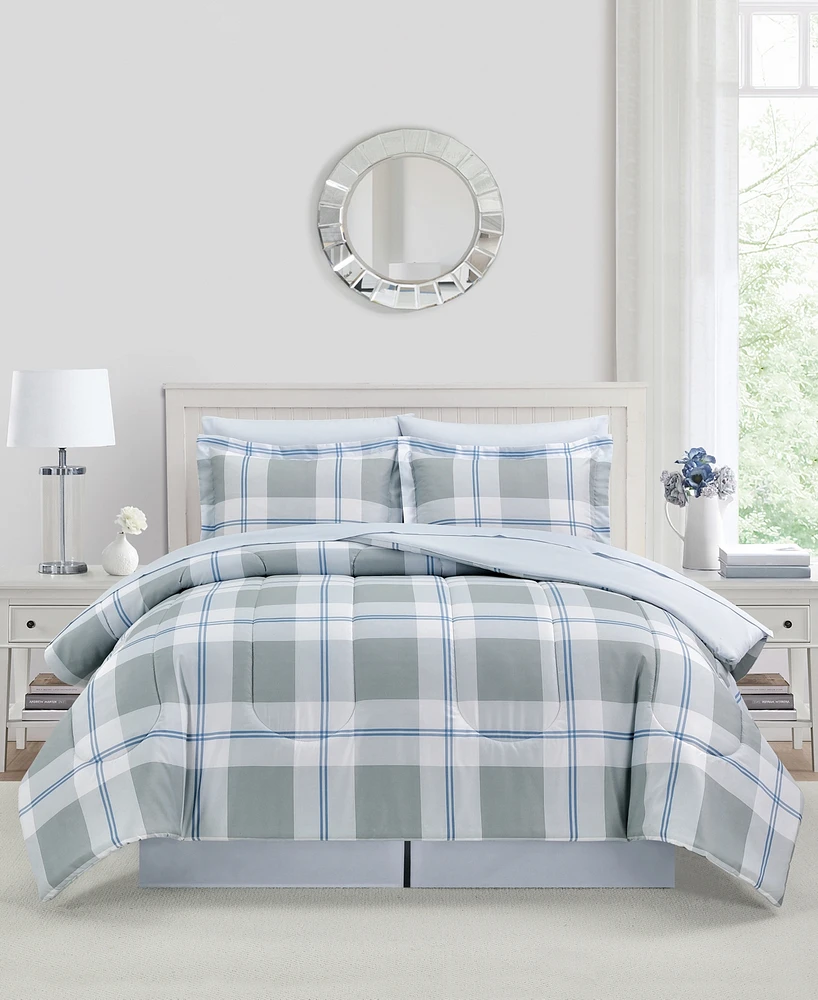 Sunham Emmett Plaid 8-Pc. Comforter Sets
