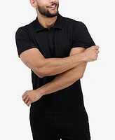 X-Ray Men's Short Sleeve New Rib Polo Shirt
