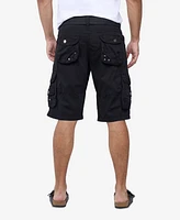 X-Ray Men's Belted Double Pocket Cargo Shorts