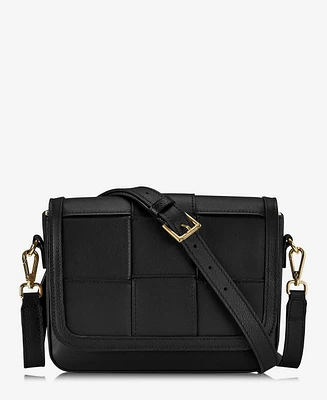 GiGi New York Lily Handwoven Leather Mini Crossbody Bag