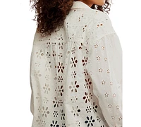Free People Women's Mae Eyelet Shirt