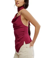 Free People Women's True To You Asymmetric-Neck Tank Top