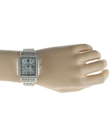 Peugeot Women's 36X30mm Silver Tank Bracelet Watch Panther Link Bracelet