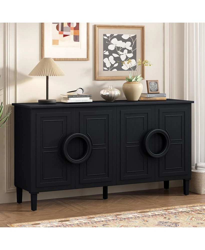 French-Inspired 4-Door Sideboard