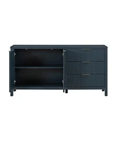 Minimalist Wave Sideboard - Entryway/Living Room Storage