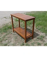 Acacia Wood Console Table - Entryway/Living Room