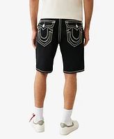 True Religion Men's Bobby Rope Stitch Flap Shorts
