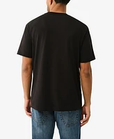 True Religion Men's Short Sleeve Freeway Patch T-Shirt