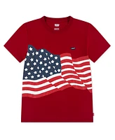 Levi's Big Boys Americana Waving Flag T-Shirt