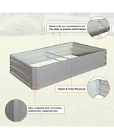 6x3x1 ft Metal Raised Garden Bed - Easy Assembly & Durable