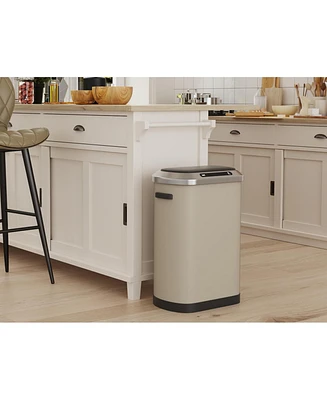 50L Smart automatic Trash Cans - Full Intelligent Sensor - Light Grey