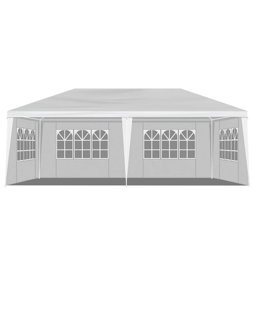 10x20FT Wedding Tent with Sidewalls - Outdoor Party