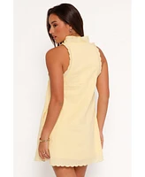 Petal and Pup Women's Cassandra Ruffle Mini Dress