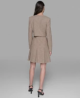 Karl Lagerfeld Paris Women's Knit Tweed Jacket