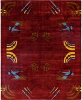 Adorn Hand Woven Rugs Indian Oak M7776 8'1"x10'1" Area Rug