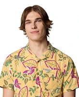 Columbia Men's Tech Trail Utility Printed Woven Short Sleeve Shirt