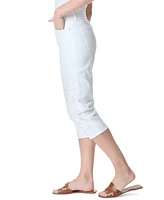Gloria Vanderbilt Petite Amanda Embroidered Capri Jeans