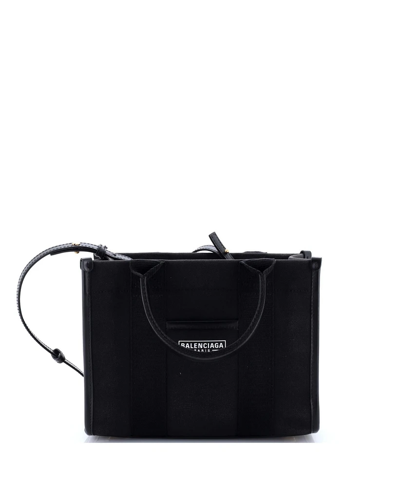 Pre-Owned Balenciaga Mini Hardware Tote Canvas