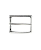 Trafalgar Men's 35mm Italian Simply Classic Rectangular Solid Brass Harness Belt Buckle