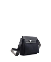 Pre-Owned Hermes 20 Herbag Zip Toile and Leather