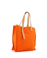 Pre-Owned Hermes Etriviere Shopping Tote Toile and Leather