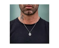 Vincero Mens Necklace, Built Different Collection, The Spartan - Sterling Silver, 21” Chain