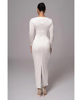 Jluxlabel Women's Soiree Cutout Maxi Dress