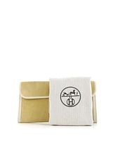 Pre-Owned Hermes 29 Jige Elan Clutch Doblis Suede