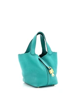 Pre-Owned HERMES Pm Picotin Lock Bag Clemence