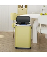 50L Smart automatic Trash Cans - Full Intelligent Sensor -yellow
