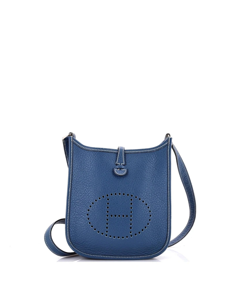 Pre-Owned Hermes Tpm Long Strap Evelyne Bag Clemence