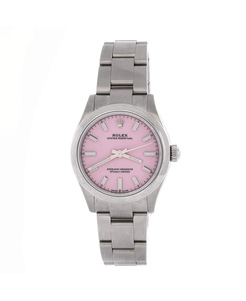 Pre-Owned Rolex Oyster Perpetual Automatic Watch in Stainless Steel 31mm