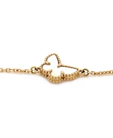 Pre-Owned Van Cleef & Arpels Sweet Alhambra Butterfly Bracelet 18K Gold and Mother of Pearl