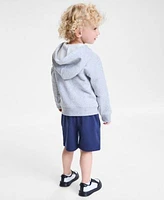 Epic Threads Toddler Boys 2t 4t Fleece Dino Zip Up Hoodie Superman T Shirt Fleece Shorts Exclusively At Macys