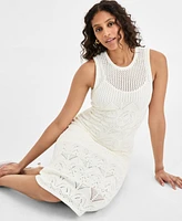 Bar Iii Women's Sleeveless Knit Midi Dress, Exclusively at Macy's