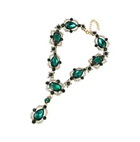 Sohi Gold-Plated Stone Statement Necklace