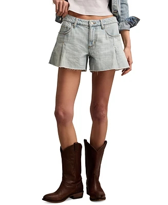 Lucky Brand Women's A-Line Flared Denim Shorts